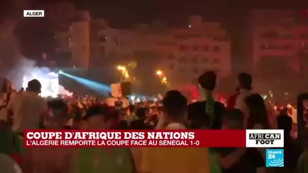 En IMAGES : Explosion de joie à Alger après la victoire de l'Algérie en Coupe d'Afrique des nations