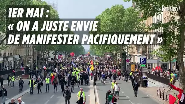 1er mai : « On veut juste manifester pacifiquement »