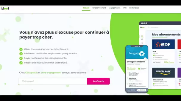 La solution : Ideel, une plateforme qui fait économiser sur les abonnements