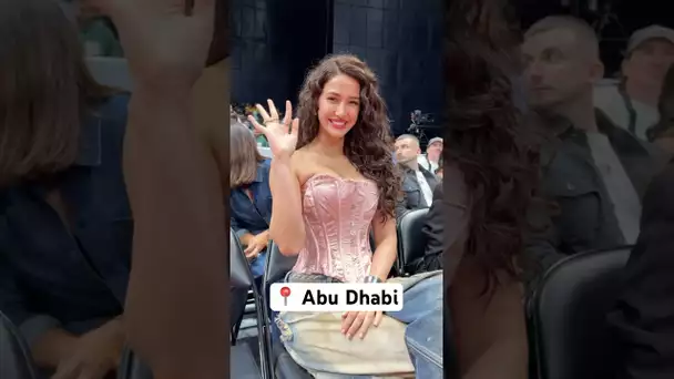 Disha Patani pulled up to #NBAinAbuDhabi! 🤩 | #Shorts