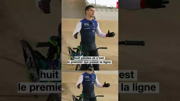 Notre journaliste Thomas de Saint-Léger a testé le BMX... Pas si facile ! #paris2024 #jo2024 #bmx