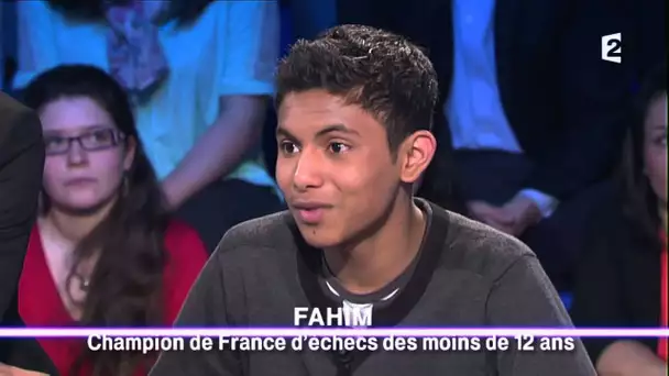 Fahim, le petit roi des échecs clandestin - On n&#039;est pas couché - 15 février 2014 #ONPC