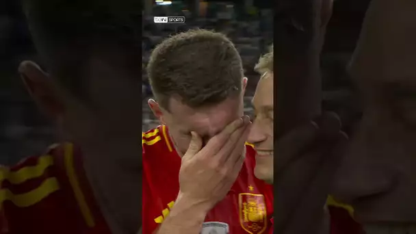 Les larmes de joie d'Aymeric Laporte après le sacre de l'Espagne 🇪🇸  #shorts
