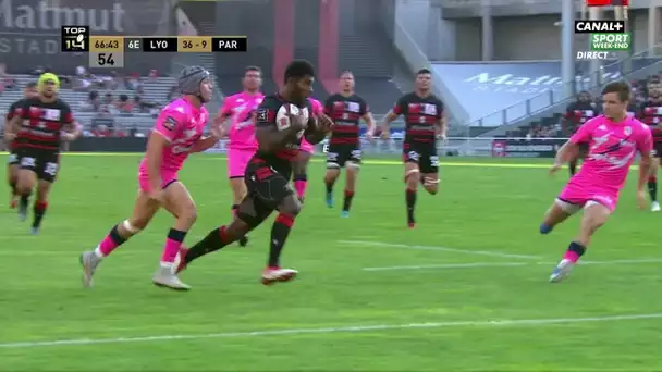 Top 14 - 1ère journée - Lyon / Paris : Le doublé de Nakaitaci face à Paris