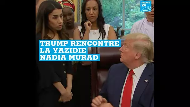 La rencontre surréaliste entre Donald Trump et la Yazidie Nadia Murad, prix Nobel de la paix 2018