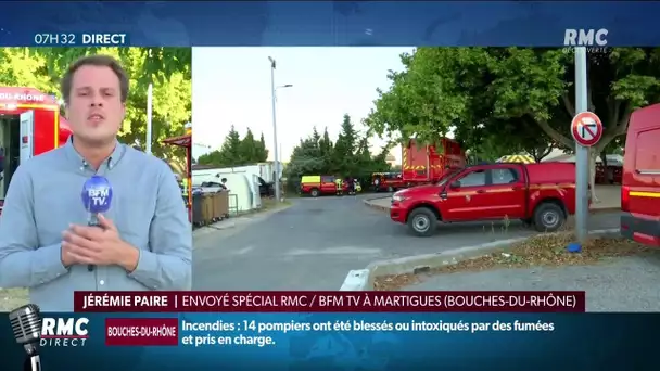 Incendie à Martigues: le feu est sous contrôle mais pas tout à fait maîtrisé ce mercredi matin