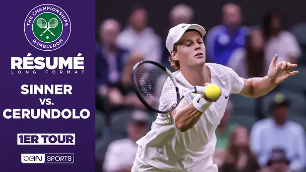 Résumé - Wimbledon : Jannik Sinner VS Juan Manuel Cerúndolo