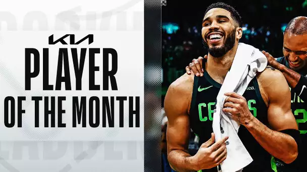 Jayson Tatum Named Kia NBA Eastern Conference Player of the Month #KiaPOTM