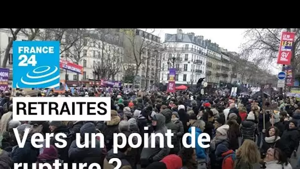 Manifestation à Paris contre la réforme des retraites : "On va arriver à un point de rupture"