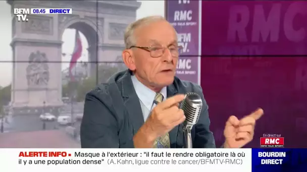 "La grande particularité de la Covid, c'est que la société réagisse comme ça" dit Axel Kahn