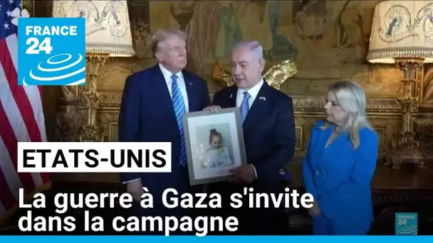 Aux Etats-Unis, le guerre à Gaza s'invite dans la campagne avec la visite de Benjamin Netahyahu