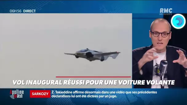 Vol réussi pour la toute première voiture volante !