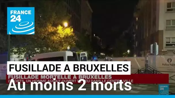 Au moins deux morts dans une fusillade à Bruxelles, le suspect en fuite • FRANCE 24