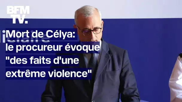 Mort de Célya: le procureur de la République de Rouen évoque "des faits d'une extrême violence"