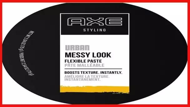 AXE Messy Look Hair Paste Flexible 2.64 oz (Pack of 4)