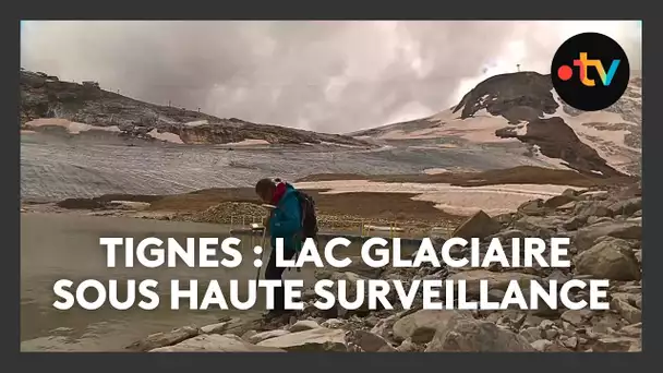 Le lac glaciaire qui menace la station de Tignes fait l'objet de nouveaux travaux