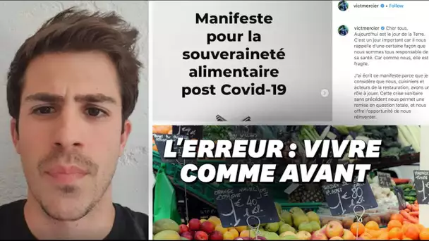 Cet ancien finaliste de Top Chef veut nous faire sortir de la crise en consommant mieux