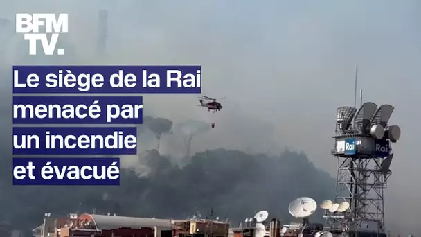 Rome: le siège de la Rai, l'audiovisuel public italien, évacué en raison d'un incendie à proximité