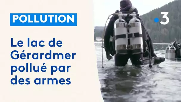 de nouvelles armes retrouvées dans le lac de Gérardmer : une pollution détectée