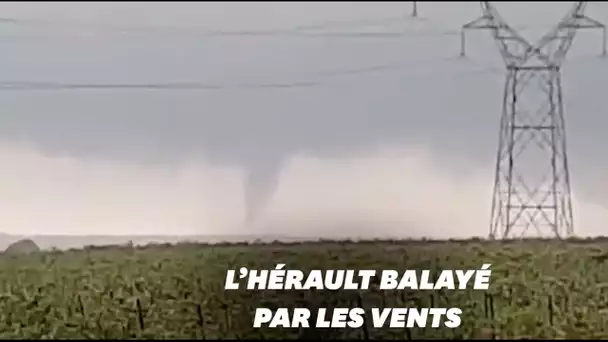 Les images de la tornade qui a frappé l'Hérault