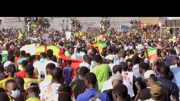 Sénégal : des milliers de partisans de l'opposition se rassemblent à Dakar • FRANCE 24