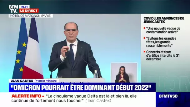 Jean Castex:"Près de 6 millions de personnes ne sont toujours pas vaccinées, ce n'est plus possible"