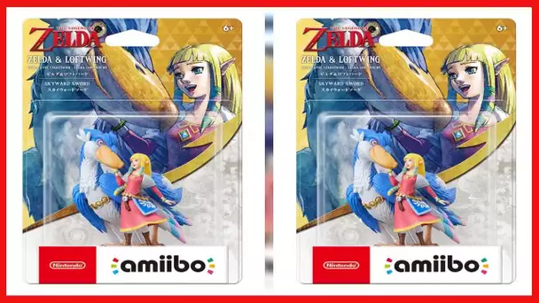 Nintendo Amiibo - Zelda & Loftwing - The Legend of Zelda: Skyward Sword HD