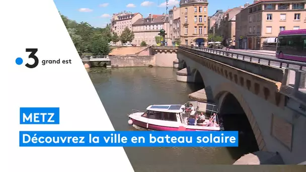 Visite de Metz en bateau solaire