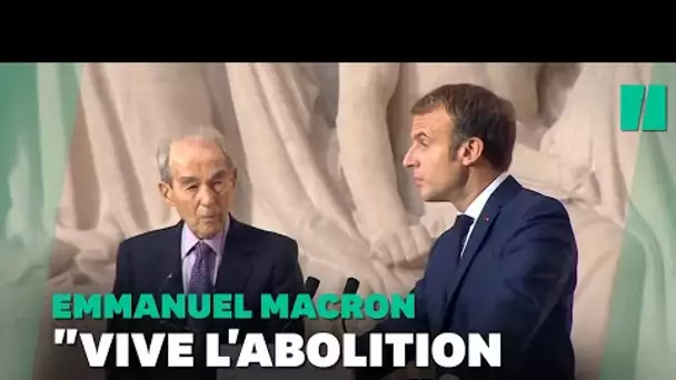 Le discours d'Emmanuel Macron pour le 40e anniversaire de l'abolition de la peine de mort