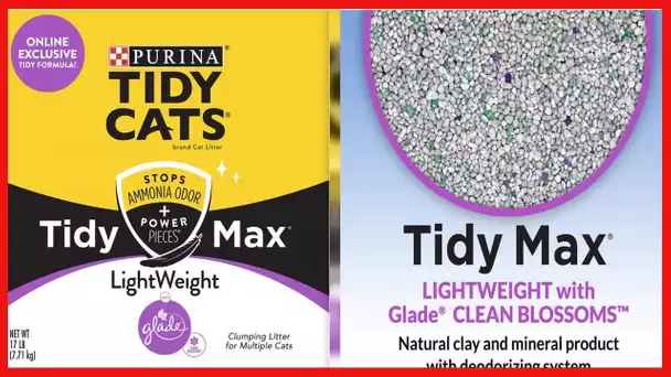 Purina Tidy Cats Lightweight Glade Extra Strength, Scented, Clumping Cat Litter