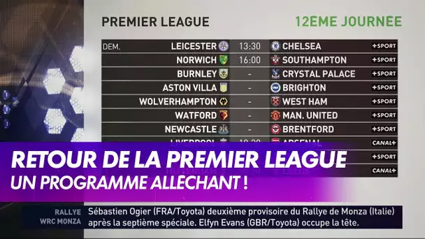 La Premier League est de retour ce week-end !