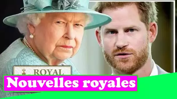 Famille royale EN DIRECT: la reine aura «la chance de dire à Harry de se taire» alors que l'épreuve