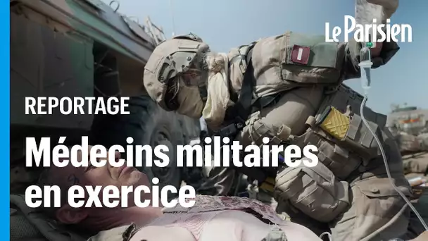 Exercice «MASCAL» : comment l'armée française soignent ses blessés en plein combat