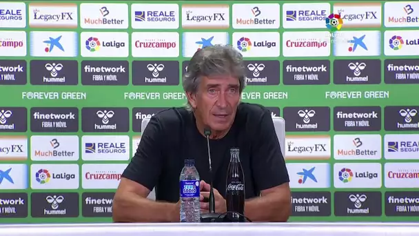 Rueda de prensa Real Betis vs CA Osasuna