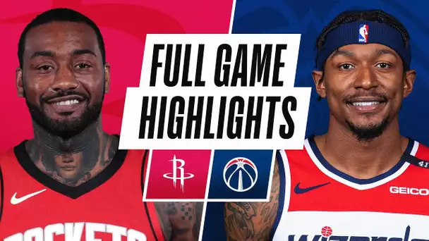 ROCKETS at WIZARDS | FULL GAME HIGHLIGHTS | February 15, 2021