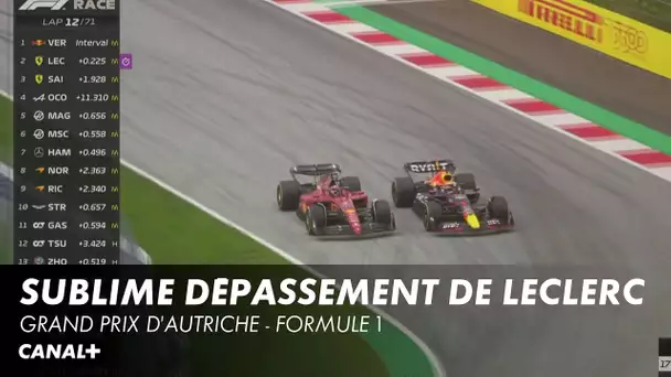 Le dépassement sublime de Leclerc sur Verstappen - Grand Prix d'Autriche - F1