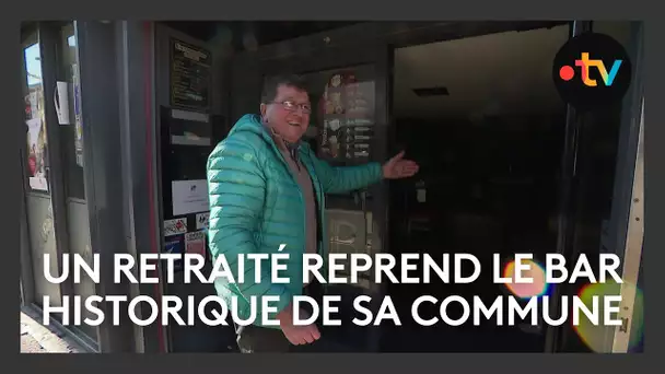 A 73 ans, un retraité reprend le bar historique de sa commune