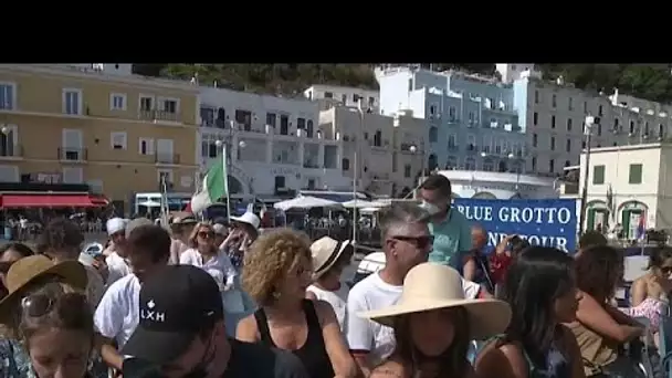 Tourisme en Italie : à Capri, "un été presque normal"