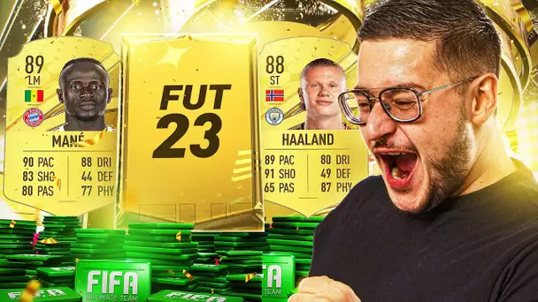 MES PREMIERS PACKS À 100K SUR FIFA 23 !!!