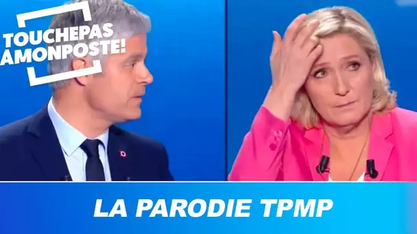 Marine Le Pen / Laurent Wauquiez : la parodie de TPMP