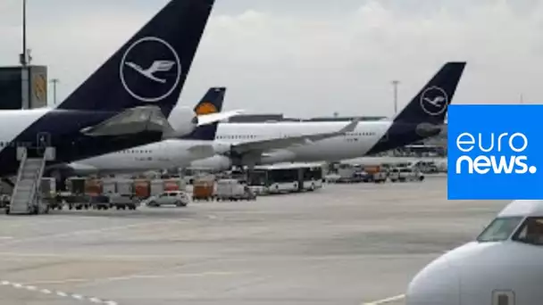 En Allemagne, la compagnie aérienne Lufthansa est en grève