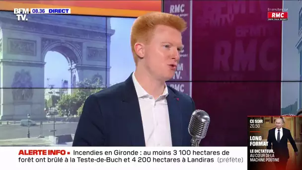 Adrien Quatennens: "Ce gouvernement est assez illégitime du point de vue démocratique"