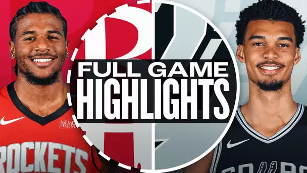 ROCKETS at SPURS | FULL GAME HIGHLIGHTS | October 26, 2024