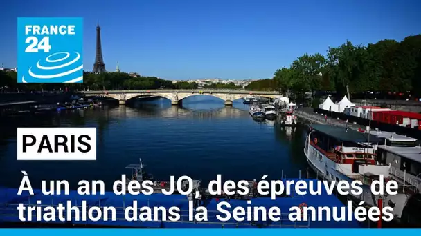 "On reste sur le même projet" : à un an des JO, des épreuves de triathlon dans la Seine annulées