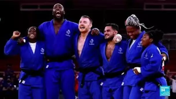 JO de Tokyo : les judokas français de retour à Paris • FRANCE 24