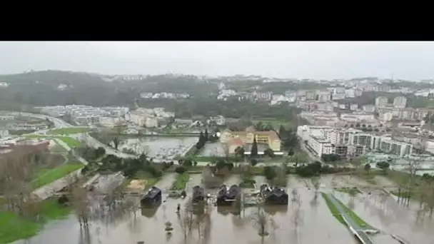 Des inondations en Europe du Sud après le passage de la tempête Fabien