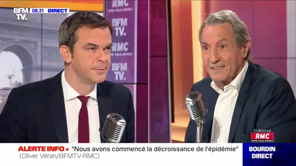 Olivier Véran face à Jean-Jacques Bourdin en direct