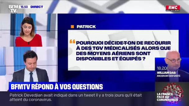 Pourquoi utiliser des TGV médicalisés ? BFMTV répond à vos questions