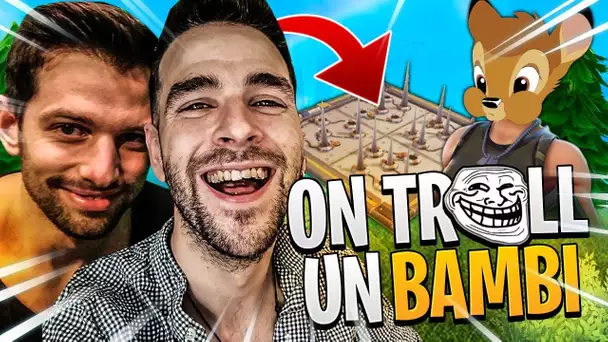 ON TROLL CE BAMBI avec PIÈGES & JUMPS pour Top 1 avec Nameless!