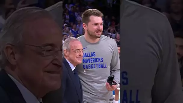 Luka Doncic Is Honored By His Former Team🤝 Real Madrid! Mavs vs Real Madrid On NBA TV!| #Shorts